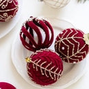 Christmas Tree Ball Decoration Red Velvet Christmas Tree Atmosphere Decoration Props