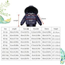 winter children coat for boys girls white piping kids jackets waterproof shelling fabric filling