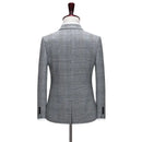 Spring plaid casual suits men's wedding dress jackets