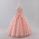 Girls Dresses for Party and Wedding Lace Sleeveless Flower Girl Dresses Summer Children Prom Dresses 3-13 Years