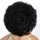 Short Pixie Cut Bob Human Hair Wigs For Women Hair Natural black Full Machine Made Daily Straight Wig