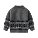 Children's Clothing Sweater Sets Baby Boy Clothes From Kids Knit Pullover Tops Pants Bottom