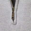 Autumn Cotton Zipper Cardigans for Men Casual Social Men Sweaters High Collar Warm Winter Knitted Sweater Men