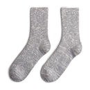 Retro Knitted Mid-calf Cotton Socks Casual Sports Sweat-absorbent Breathable Long Socks Same