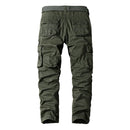Men Cargo Pants Casual Green Pants rousers for Men Straight Outdoor