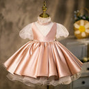 Children Birthday Dress for Baby Girl Ball Gown Infant Royal Spain Princess Dress Kids Boutique Clothes