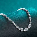 Tennis Bracelets for Women Round Lab Diamond GRA 925 Sterling Silver 18k Dainty Bracelet Gift Jewelry