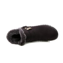 Warm snow boots short fur plush winter ankle shoes women