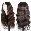 Body Wave Wig 220 Density Loose Body Wave Human Hair Wig V Shape Clip in Half Wigs
