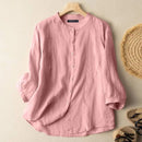 Summer Women's Blouse Solid Tops Female Casual Elegant Shirts Vintage