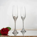 High Foot Crystal Red Creative Home Glassware High Beauty Light Luxury Awakening Cup Set Box