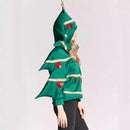 Adult Christmas Hoodie Women Men Christmas Tree Carnival Party Xmas Coat