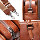 Leather Bag Vintage Men's Briefcase Bag Lightweight Laptop Bag Man Handbag Messenger Bag