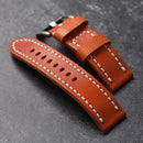 Orange Vintage Men's Watchband Rugged Without Clasp Thickened To For PAM111 441 Bracelet