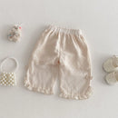 Girls Repellent Pants Summer for Baby Girls Version Bow Pants for Children