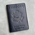 Genuine Leather Passport Cover USA Travel Men Genuine Leather Cover The Passport America Passport Pouch