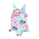 Baby Girl Clothing Ruffle Sleeveless Bikini Swimwear Girls Swimsuit Bathing Beach Costume Kid Clothes