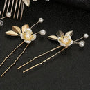 Crystal Luxury Hair Sweet Romantic Women Bride Wedding Accessories Jewelry Hair Clip Hair Comb Set