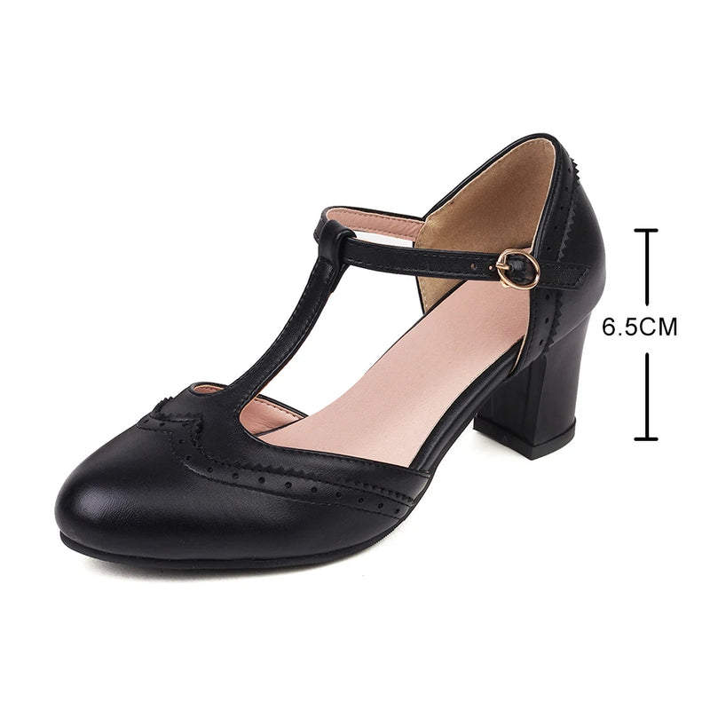 Women Shoes T-strap Sandals Summer High Heel Shoes Buckle Leather Gladiator Luxury Shoes Womens Designers