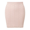 Spring And Summer Women's Dark Pattern Knitted Half Body Short Skirt