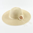 Summer Floppy Sun Hat For Women Wide Brim Oversized Beach Straw Hat Girls Seaside Travel Foldable UV Protection Cap