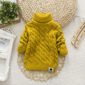 Kids Boy Girl Turtleneck Sweater Knitwear Pullover Clothes Baby Winter Tops