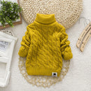 Kids Boy Girl Turtleneck Sweater Knitwear Pullover Clothes Baby Winter Tops