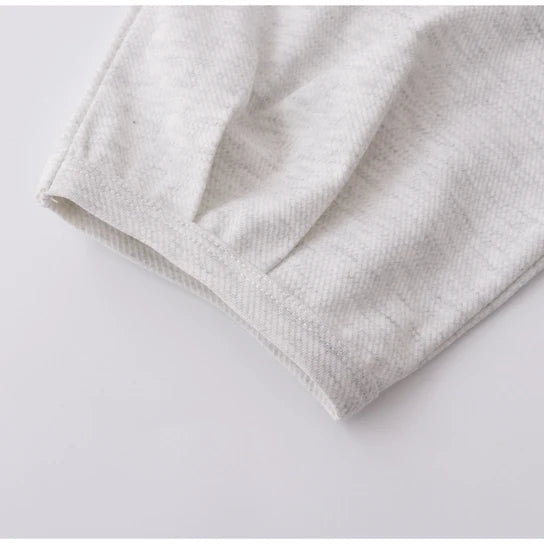 Spring and Autumn Retro Lazy Style Beaded Lace-up Sweatpants Women's Solid Color Loose Casual Elastic Waist Harem Pants