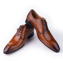 Men Shoes Wedding Banquet Party Suit Leather Shoe Genuine Oxford
