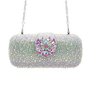 Shoe and Bag Luxury Full Italian Shoes and Bags Matching Set Decorated with Rhinestone