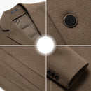 Autumn and Winter Wool Coat Men Outdoor Casual Wool Detachable Down Jacket