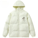 Winter Thicken Parkas Jacket Hooded Jackets for Men Loose Casual Padded Coat