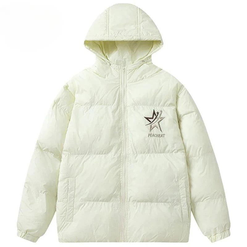 Winter Thicken Parkas Jacket Hooded Jackets for Men Loose Casual Padded Coat