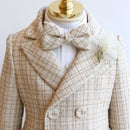 Children Formal Suit Set Boys Wedding Birthday Kids Double Breasted Blazer Pants Clothes