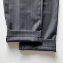 original deep pleated wool trousers tapered trousers classic high-grade grey casual pants