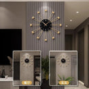 Creative Wall-mounted Clock Living Room Grille Decoration Modern And Simple Home Decoration