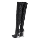 Women Over the Knee Boots Pole Strippers Ladies Shoes