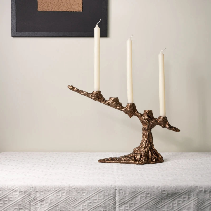 Resin Candle Holder Art Decorative Candle Holders Candlestick Home Decoration and Table Accessories