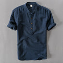 Summer Shirt Men Casual Shirt Hombre Round Collar Designer Leisure T-shirt Men