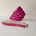 Women Pearl Shell Clutch Purse Evening Wedding Handbags Bridal Purses Party Lady Beaded  Bags