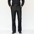 Men Casual Pants Male Solid Color Slim Trousers Men High Waist Long Suit Pant