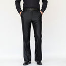 Men Casual Pants Male Solid Color Slim Trousers Men High Waist Long Suit Pant