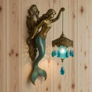 Wall Lamp Retro Base Design Night Light Statue Wall Lamp Ocean Themed Artwork