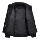 Black jacket with a hood on a white background, Obroi