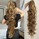 Extensions 30'' Claw Clip Ponytail Long Curly Wavy Pony Tails Hair Extensions Tail Hairpiece for Women