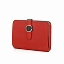 Genuine Leather Business Credit ID Card Holder Wallets Small Mini Wallet Purses