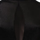 Black Latin Skirt Women Simple Latin Game Dress Adult Graceful Latin Dresses