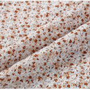 kids girls embroidery brown floral summer cotton flare dress children girl cotton lining sleeve flower dresses