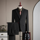 wool suit set for men casual three-piece suit dress