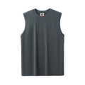 Summer American Sleeveless T-shirt Men's Washed Casual Fitness